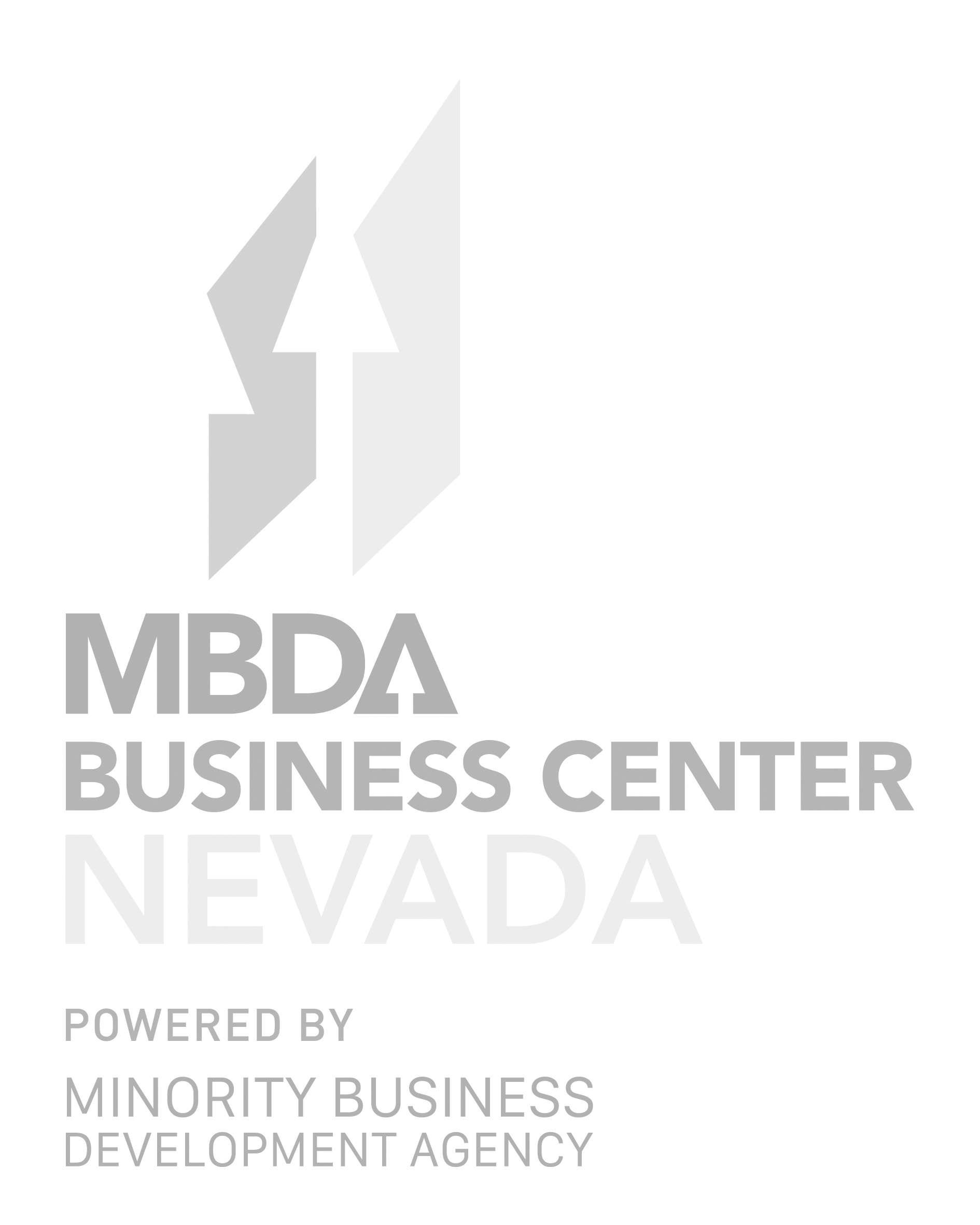 Nevada MBDA Business Center - Vertical Logo - Light